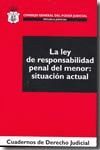 LA LEY RESPONSABILIDAD PENAL DEL MENOR: SITUACION ACTUAL